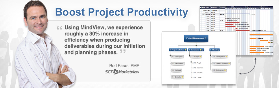 MindView 5 Mind mapping